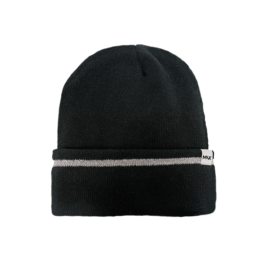 Picture of Max Apparel MAX139 Cuffed Beanie/Reflective Stripe/3M Thinsulate